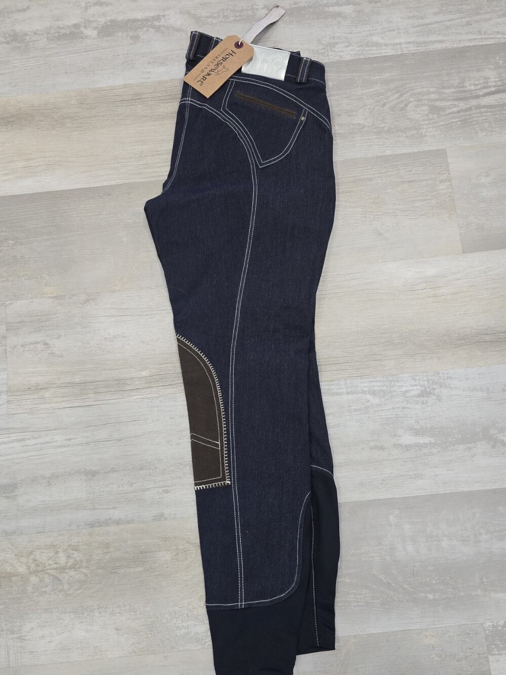 Horseware Ireland Denim Full Seat Riding Breeches NWT Women's 32R US 32 Regular